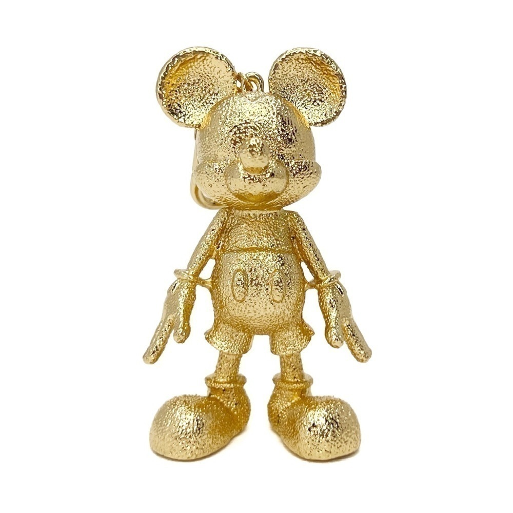Disney X Baublebar Mickey Mouse Disney Bag Charm Gold Leaf Metal Foil New in Box - Picture 3 of 9
